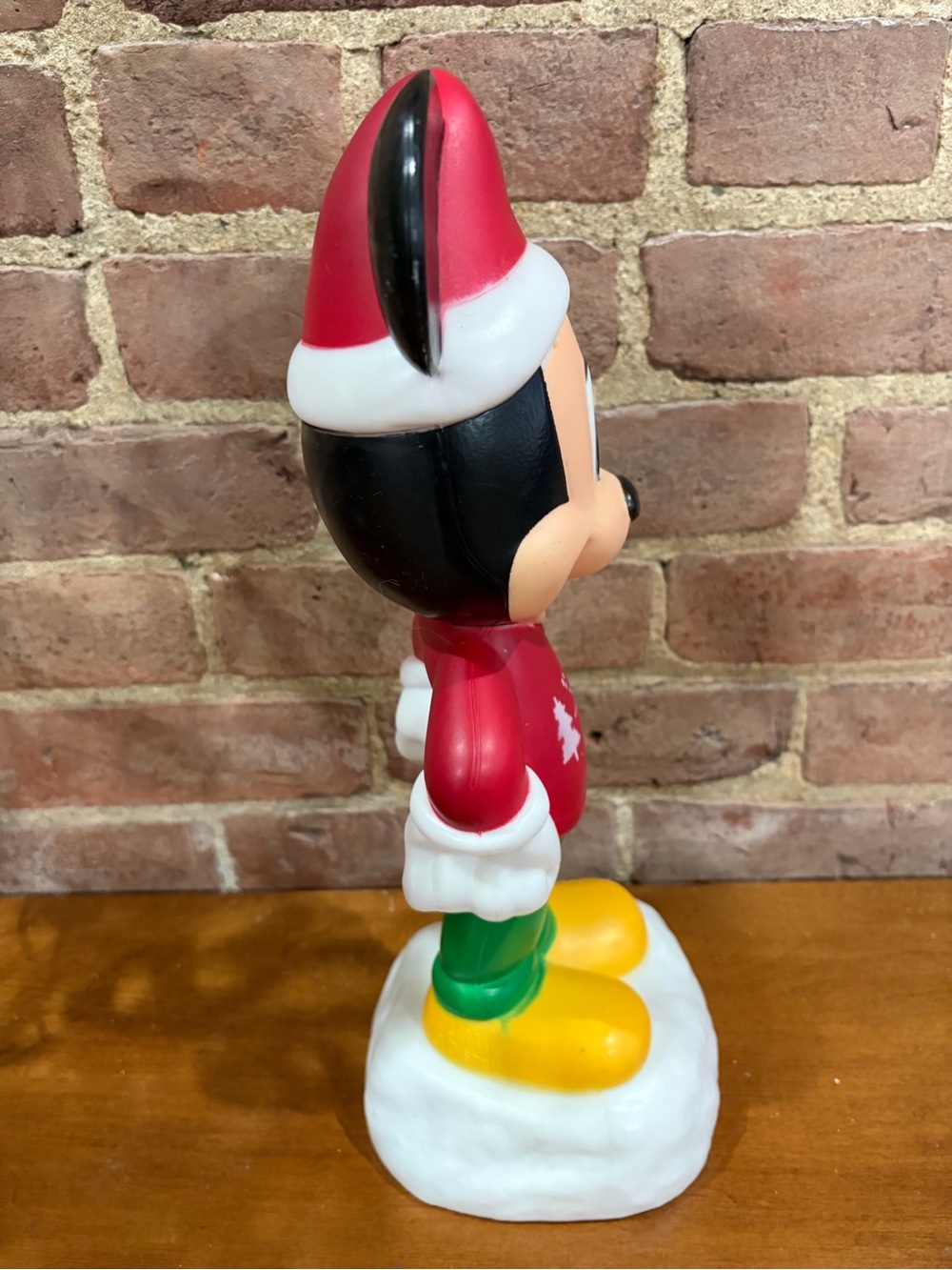 Gemmy Disney Mickey Mouse Christmas Holiday Blow Mold - Picture 6 of 7